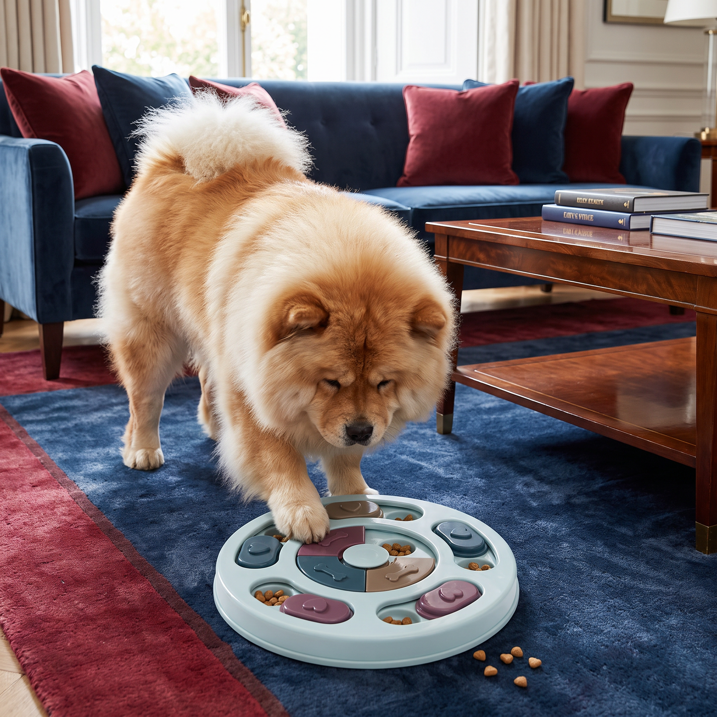 Interactive food puzzle for dogs