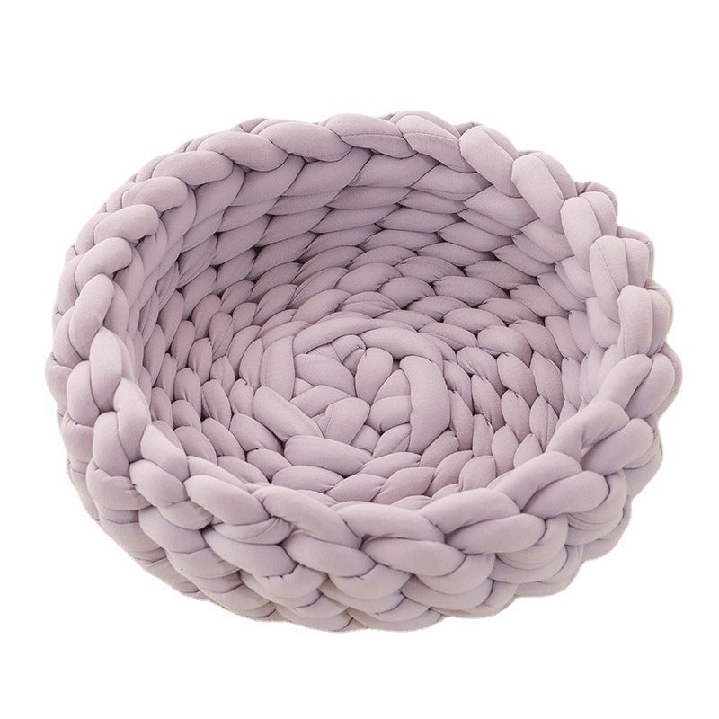 Hand-woven Cat Basket