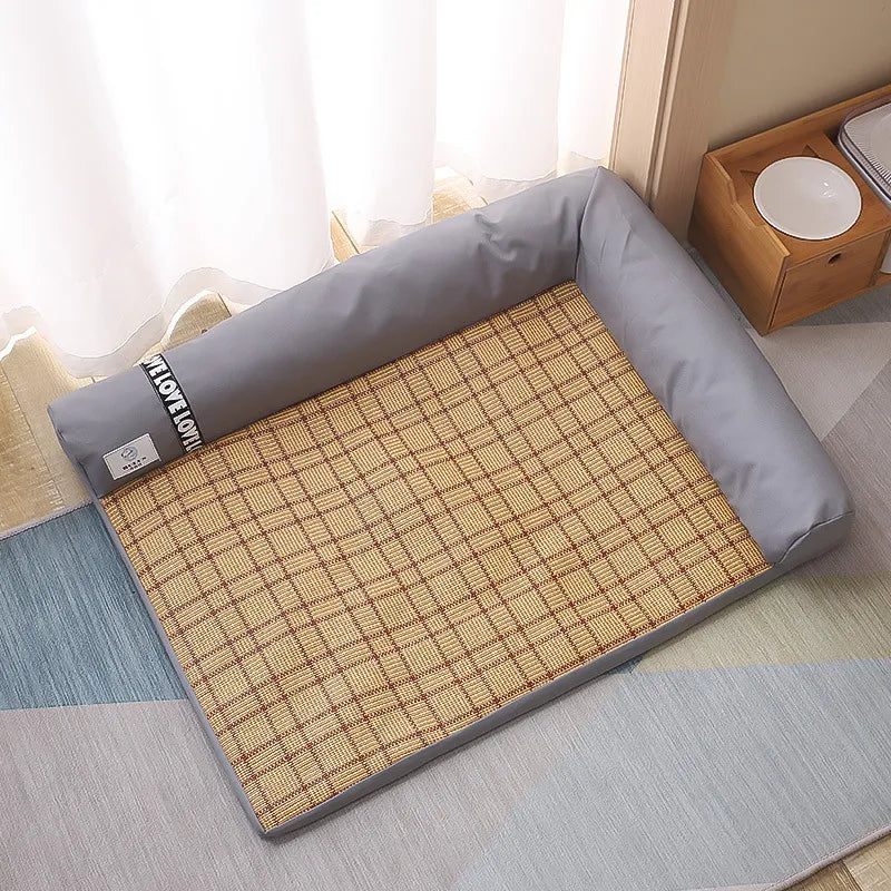 Corner Dog Bed With Soft Edges - Comfortable Pet Bed For Small Dogs And Cats