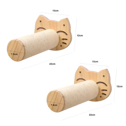 Customizable Cat Wall Scratching Tree