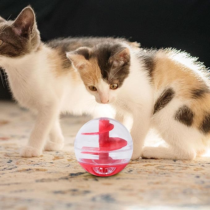 Cat Toy Food Ball - Interactive Treat Dispenser For Learning To Play