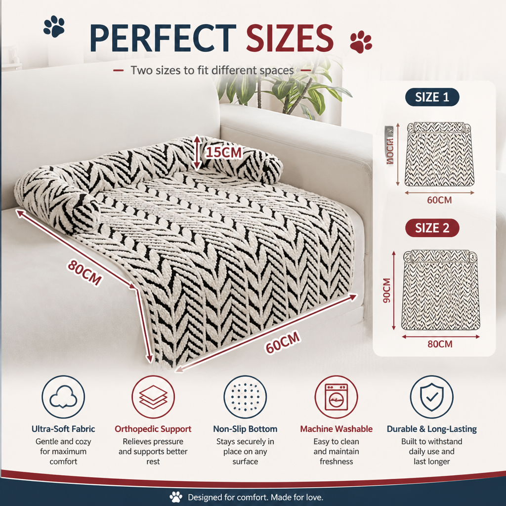 Ultra-Soft orthopedic Non-Slip Cat Bed Mat