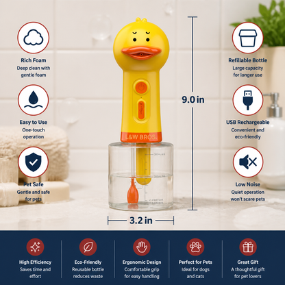 Automatic Duck Pet Foam Sprayer