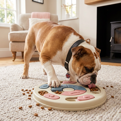 Interactive food puzzle for dogs