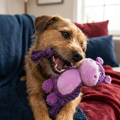 Cotton Rope Plush Dental Squeaky Dog Toy