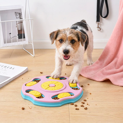 Interactive food puzzle for dogs