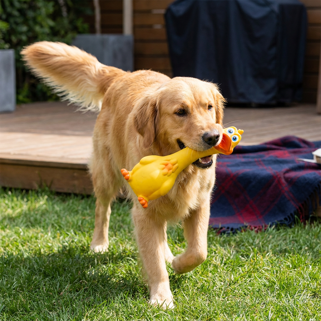 Durable Natural Latex Teeth Cleaning Dog Chew Toy