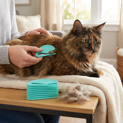 Pet Fur Detangler (10 Pieces) – Gentle Grooming & Effortless Knot Removal for Dogs & Cats