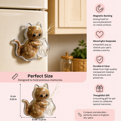 Whisker Keepsake Cat Magnet – Fur & Whisker Memory Display