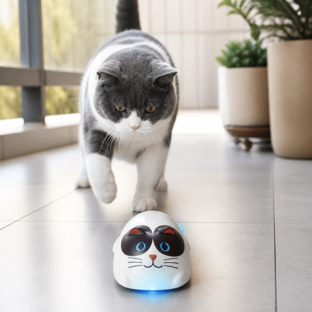 Touch-Activated Smart Cat Robot Toy