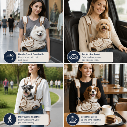 Adjustable Pet Shoulder Carrier Bag for Small Dogs and Cats