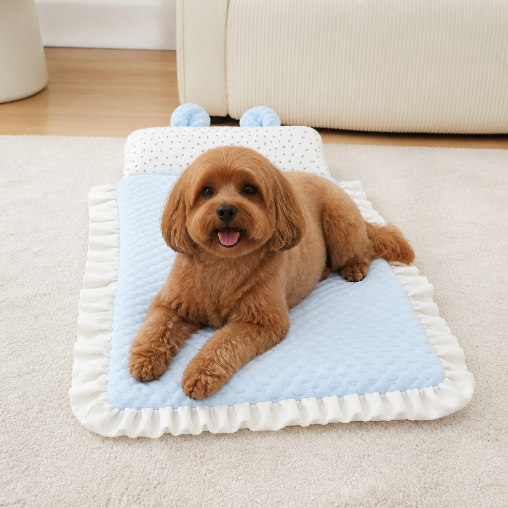 Cooling Dog Bed for Hot Days – Soft, Washable & Comfortable