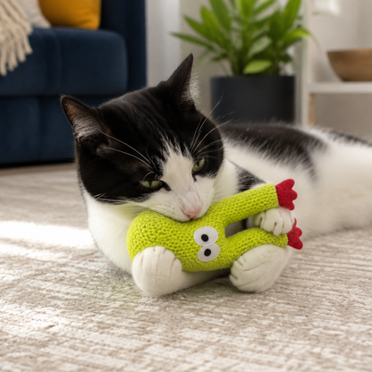 Catnip-Filled Cactus Teeth Cleaning Cat Toy