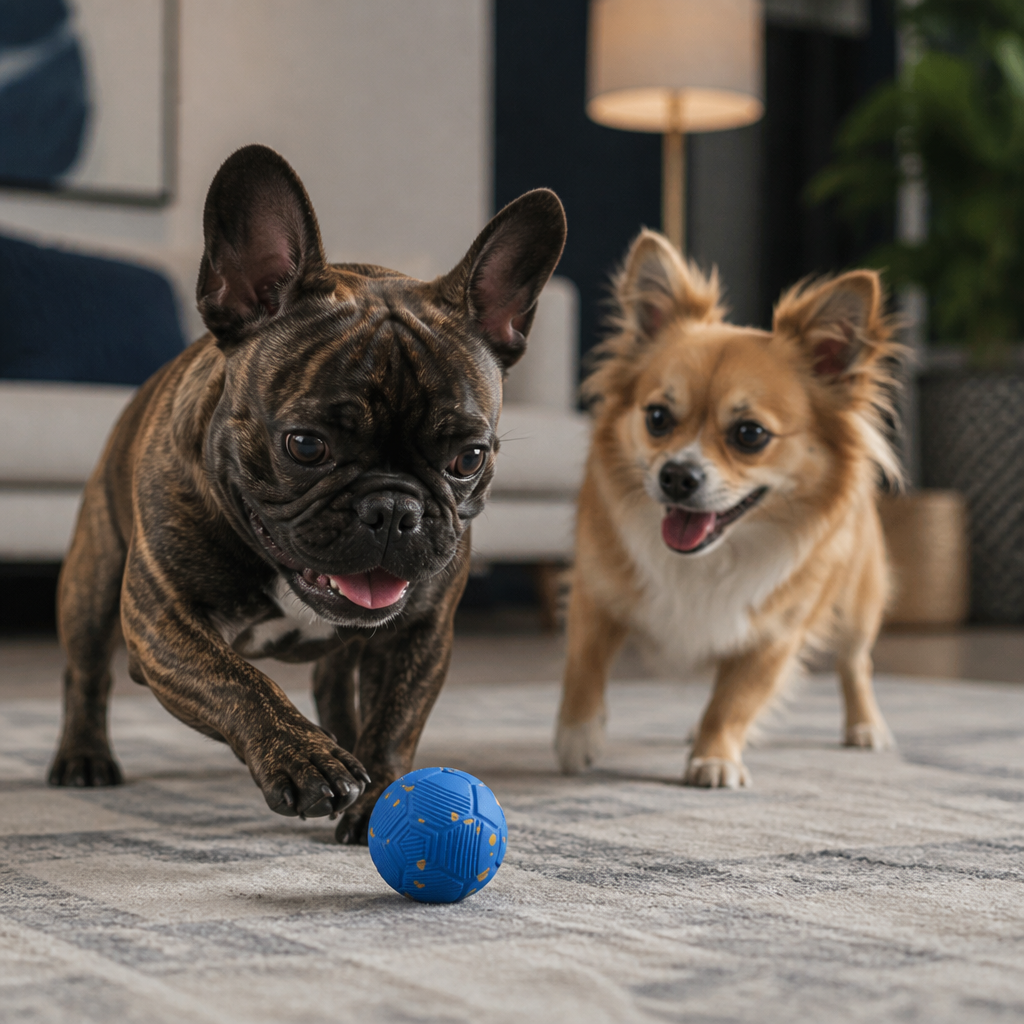 Eco-Friendly Bite-Resistant Smart Interactive Automatic Dog Ball