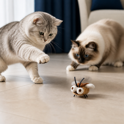 Motion-Activated Flying Insect Cat Toy