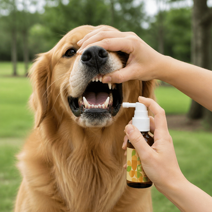 Brushless Tartar Control Dental Spray for Dogs – Helps Reduce Plaque & Freshen Breath