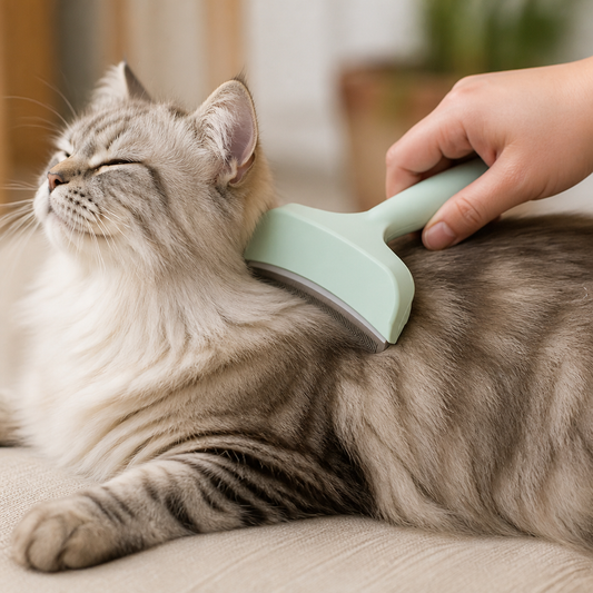 Cat Deshedding Undercoat Rake – Extra-Wide Grooming Tool for Loose Fur & Long Hair