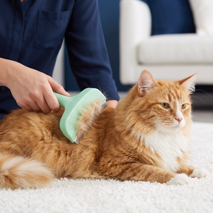 Cat Deshedding Undercoat Rake – Extra-Wide Grooming Tool for Loose Fur & Long Hair