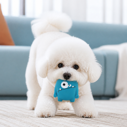 Durable Natural Monster Latex Dental Squeaky Dog Toy