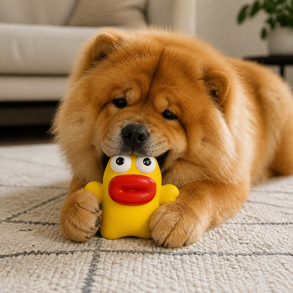 Interactive Chew & Squeak Puppy Toy