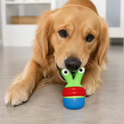 Interactive Chew & Squeak Puppy Toy