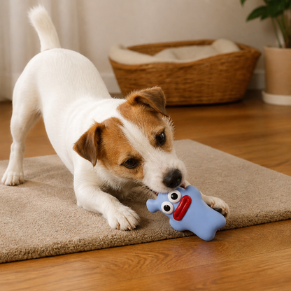 Interactive Chew & Squeak Puppy Toy