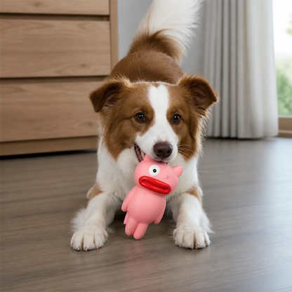 Interactive Chew & Squeak Puppy Toy
