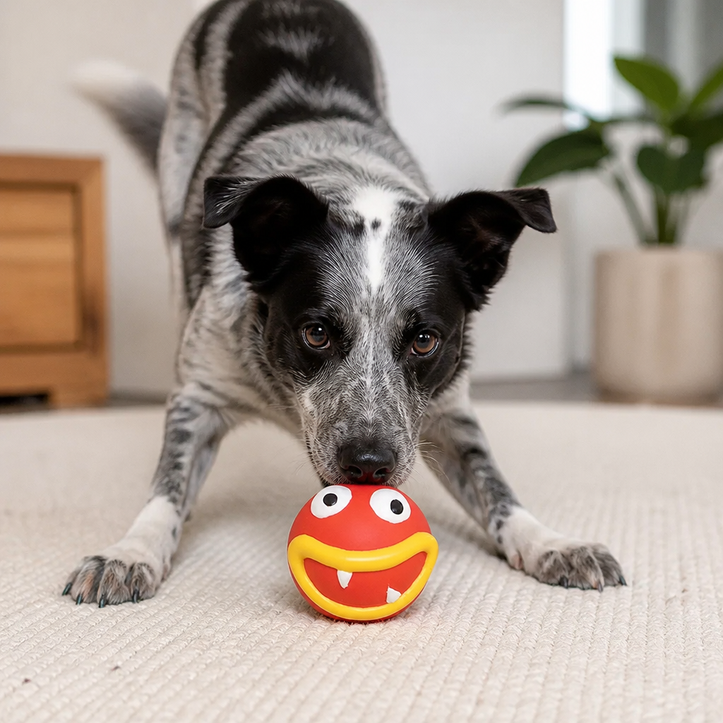 Interactive Chew & Squeak Puppy Toy