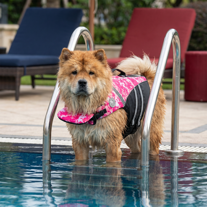 Dog Safety Swim Vest with Rescue Handle