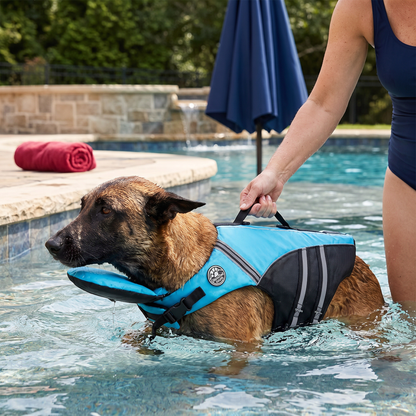 Dog Safety Swim Vest with Rescue Handle