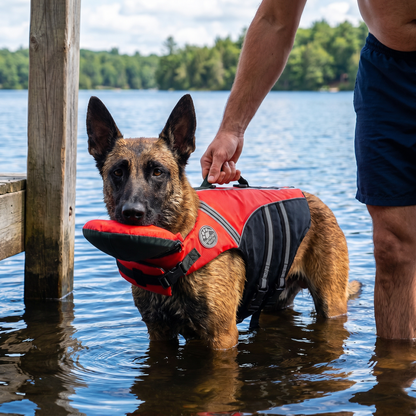 Dog Safety Swim Vest with Rescue Handle
