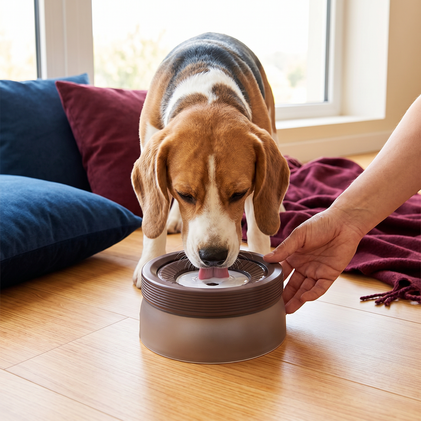 No-Spill Dog Water Bowl