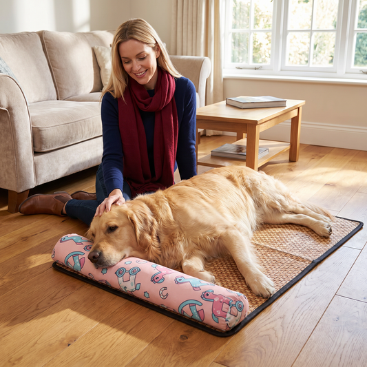 Breathable Rattan Dog Cooling Mat