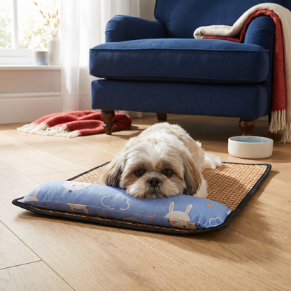 Breathable Rattan Dog Cooling Mat