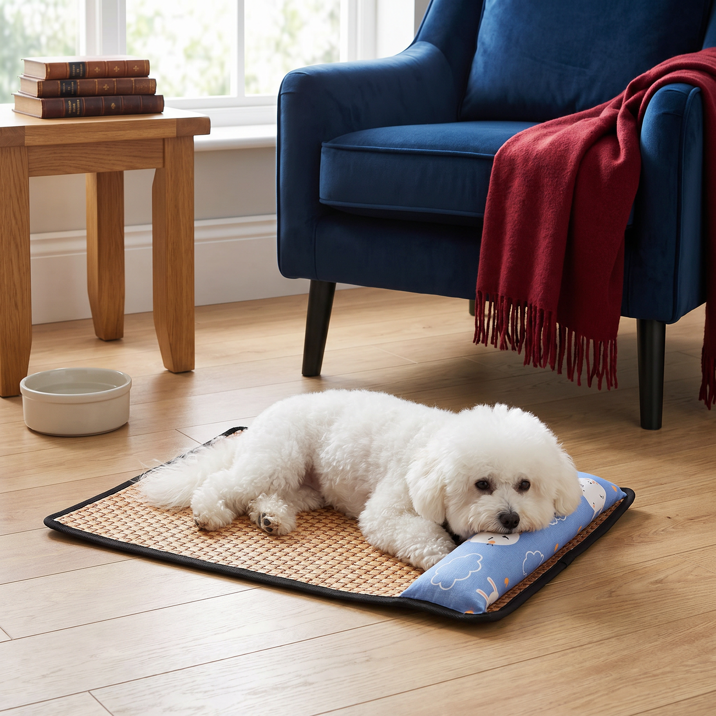 Breathable Rattan Dog Cooling Mat