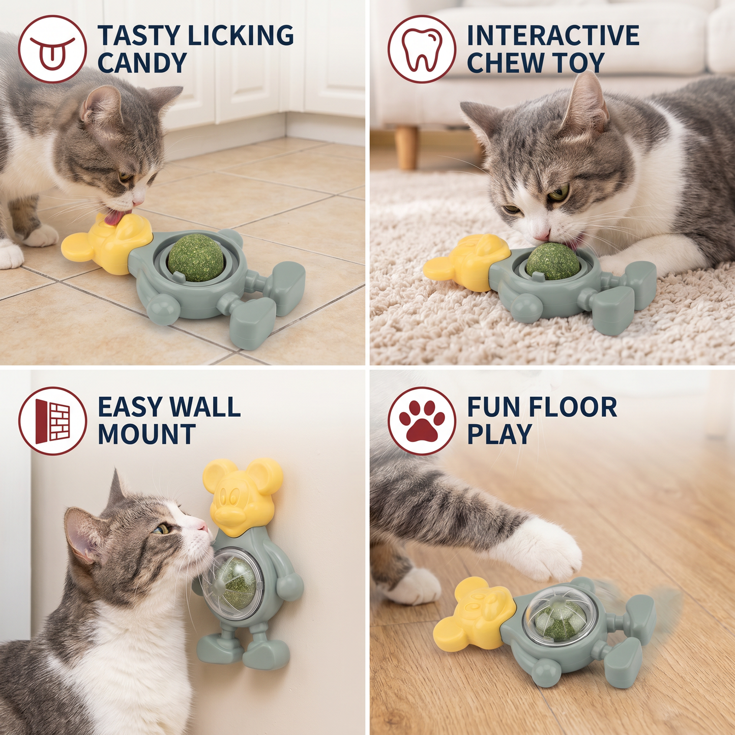 Catnip Ball Chew Toy