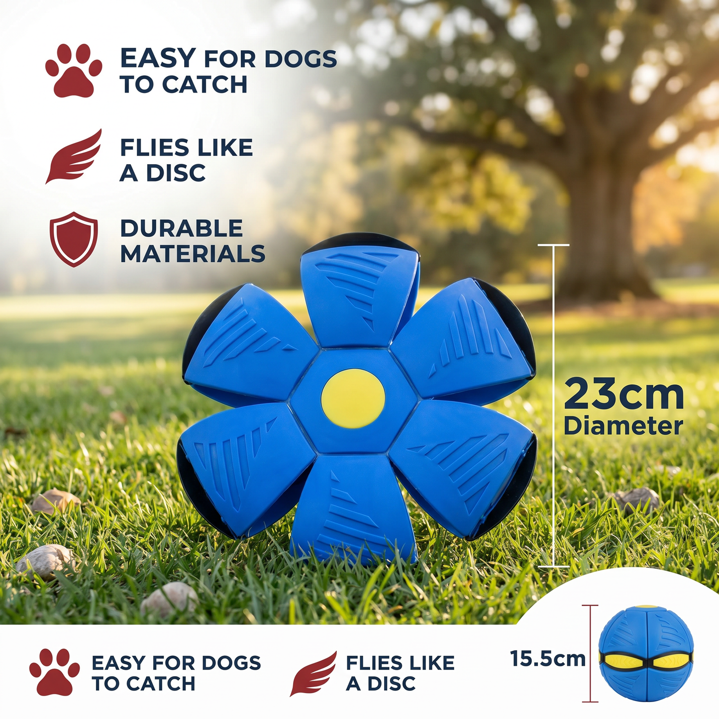 Interactive Flying Fetch Dog Ball