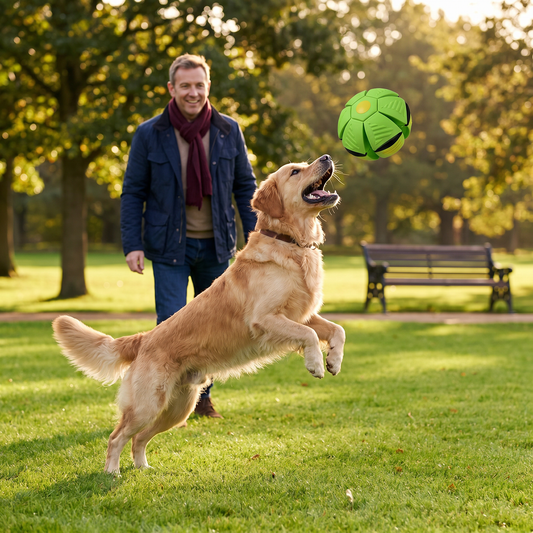 Interactive Flying Fetch Dog Ball