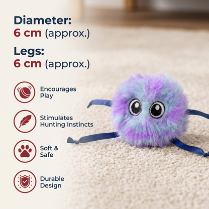 Cute Interactive Rolling Plush Cat toy