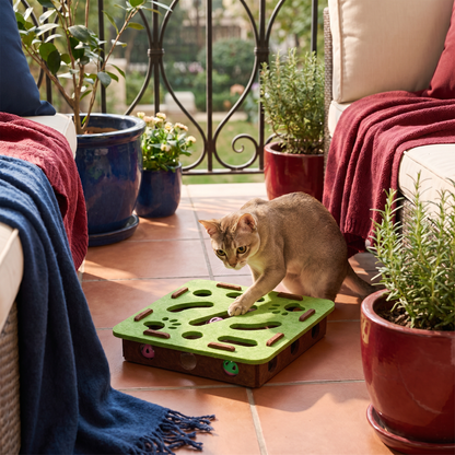 Interactive Cat Puzzle Felt Box Toy