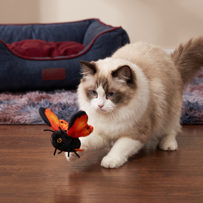 Interactive Flutter Butterfly Cat Toy – Automatic Flying Teaser