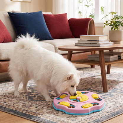 Interactive food puzzle for dogs