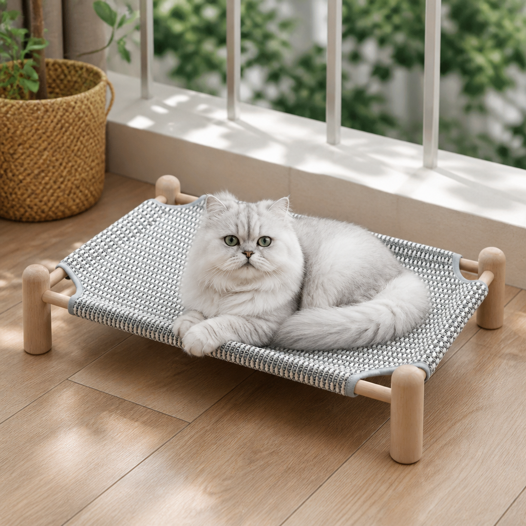 Wear-resistant detachable and durable cat pet sleeping bed with cat scratching board