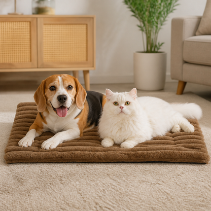 Self-Warming Pet Mat for Cats & Dogs – Quiet, Non-Slip & Electricity-Free