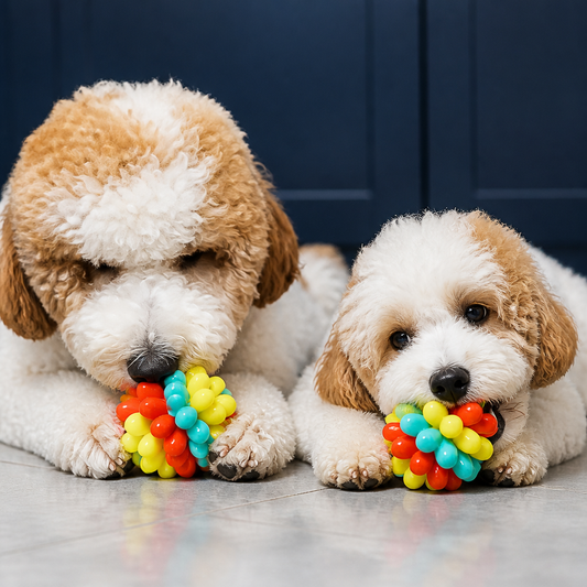 Colourful Bumpy Dog Chew Ball