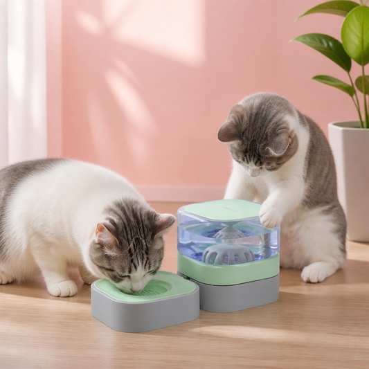 Automatic portable water dispenser for cats