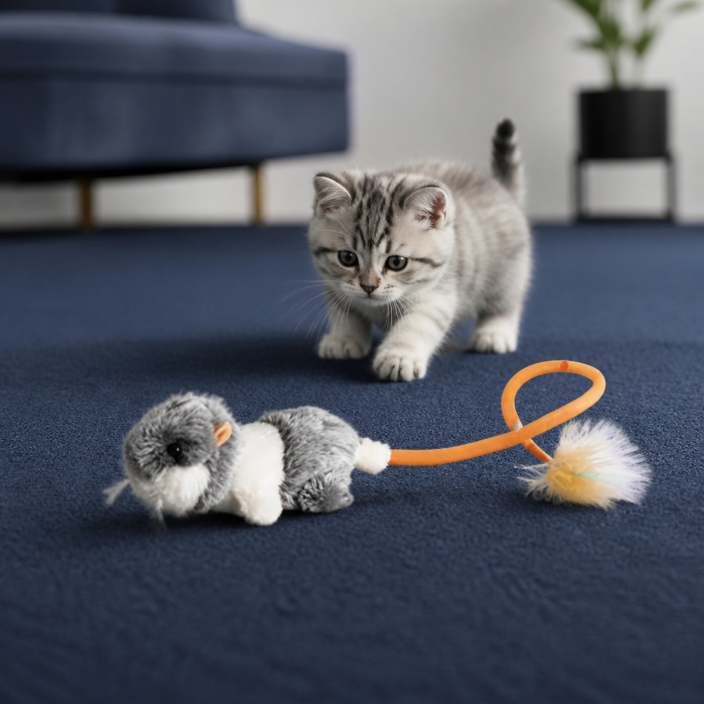 Wiggle Tail Mouse Cat Toy