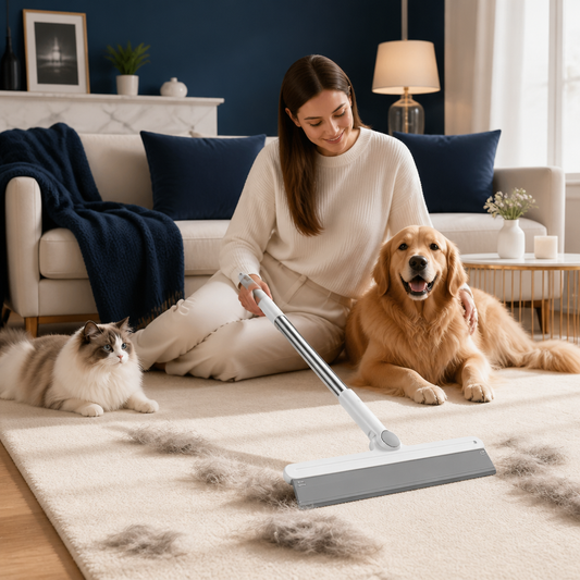 Silicone Pet Hair Remover Broom