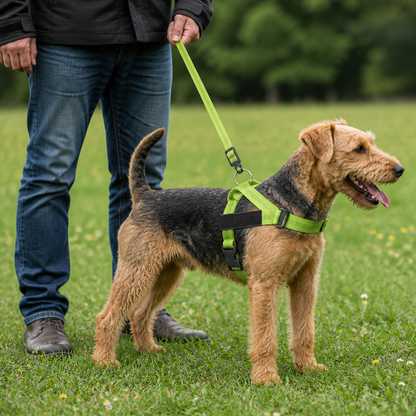 Personalized Reflective No-Pull Dog Harness with Custom Name Patch