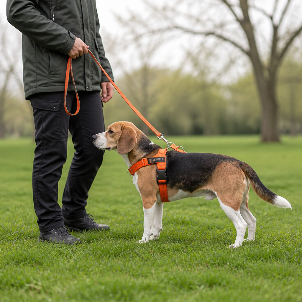 Personalized Reflective No-Pull Dog Harness with Custom Name Patch